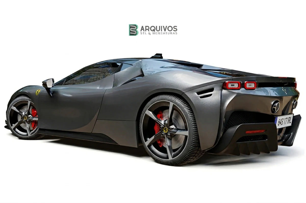 Modelo 3D STL - Ferrari SF90 — foto 7